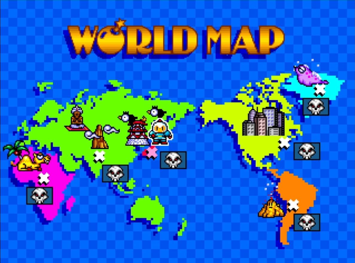 Bomber Man World - геймплей игры Arcade